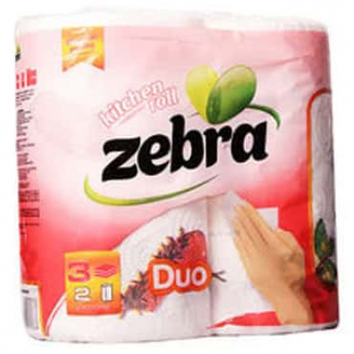 Домакинско Руло Zebra 2 бр Дуо