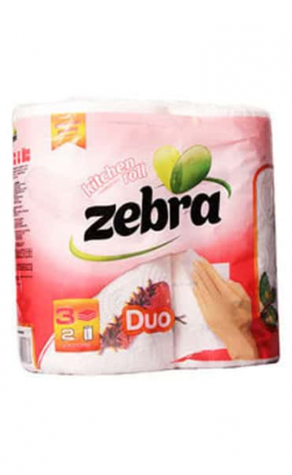 Домакинско Руло Zebra 2 бр Дуо